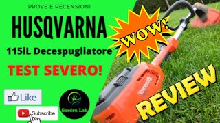 Decespugliatore Elettrico Husqvarna 115iL e batteria BLi10 prova e recensione [upl. by Lemrac]