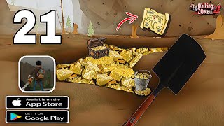 THE WALKING ZOMBIE 2  ANDROID  iOS GAMEPLAY Part  21  Treasure location Map Gameplay treanding [upl. by Metcalf]