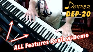 Donner Electric Piano  DEP20  Complete Review Demo and Unboxing [upl. by Suivatram]