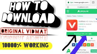 How To Install Vidmate  How To Download Vidmate How To Download Original Vidmate AppApk [upl. by Ori]