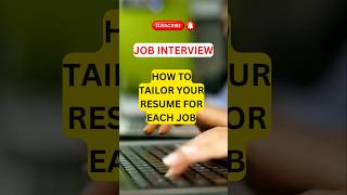 3 Tips  How To Tailor Your Resume For Each Job  CareerHub short latest shorts education job [upl. by Cramer]