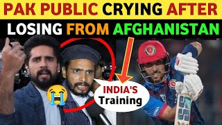 PAKISTANI PUBLIC VIRAL REACTION AFTER LOSING MATCH FORM AFGHANISTAN PAK VS AFG TODAY MATCH HIGHLIGHT [upl. by Dnomayd147]