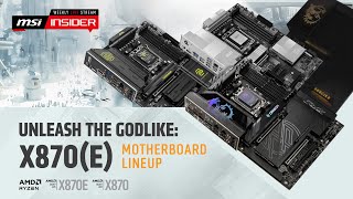 Unleash the GODLIKE X870E motherboard lineup [upl. by Ylhsa914]