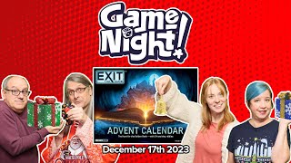 GameNight 24 Days of Christmas  Exit The Game Advent Calendar The Hunt for the Golden Book Day 17 [upl. by Eilagam590]