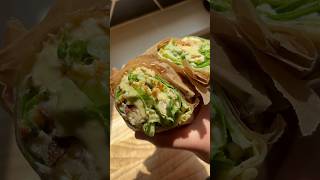 Chicken Caesar wrap Homemade tortillaampdressing Recipe on tomatotomtoeca homemade recipe wrap [upl. by Kovacev]