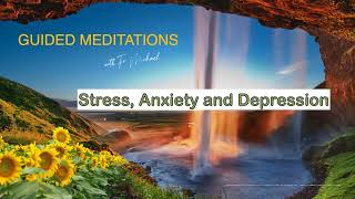 Guided Meditation Stress Anxiety amp Depression [upl. by Rombert]