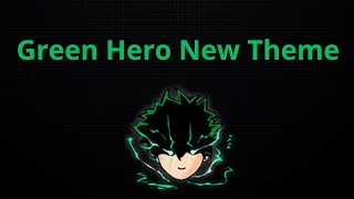 Heroes Battlegrounds Deku  Green Hero Ultimate New Theme Song Roblox [upl. by Enicnarf]