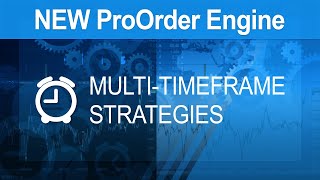 New ProOrder Engine and Multitimeframe strategy programming  ProRealTime [upl. by Recnal]