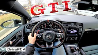 VW Golf MK7 GTI Performance Pack 20 TSI  230HP350NM  POV CITY DRIVE  DrivePOV [upl. by Arihaj49]