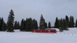 Les chemins de fer du Jura en hiver [upl. by Gayle]