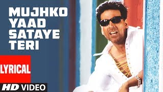 Mujhko Yaad Sataye Teri Lyrical Video Song Phir Hera Pheri Himesh ReshammiyaAkshay KumarRimi Sen [upl. by Ajani]