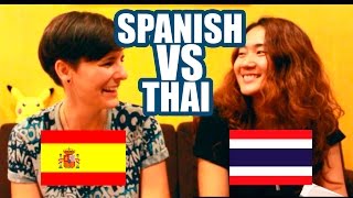 TAILANDESA HABLANDO ESPAñOL THAI VS SPANISH [upl. by Buller]