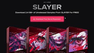 Cymatics  Slayer Sample Pack  Free Download  Free Cymatics Pack Download  Free Loop Kit [upl. by Lerred536]