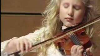 Extraordinary 6Year Old Child Violinist Brianna Kahane [upl. by Ardnossak139]