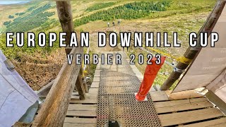 European Downhill Cup Verbier 2023  GoPro POV [upl. by Atinaej]