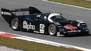 Porsche 962 GROUP C Race Car of Le mans  Pure Sound [upl. by Damon]