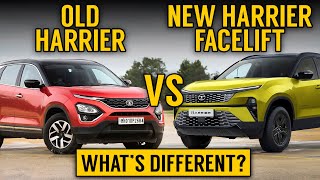 Harrier facelift 2023 VS old Harrier  Whats New in Harrier Facelift Tata Harrier 2023 launched [upl. by Aisatal]