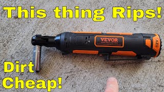 VEVOR 38quot Cordless Electric Ratchet Wrench Set  Review  demo [upl. by Anwaf]