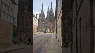 Lichfield Cathedral Englandshorts fyp [upl. by Aihsrop]