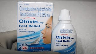 Otrivin oxy Fast Relief Nasal Spray Review Hindi How to Use Nasal Spray [upl. by Ramona]