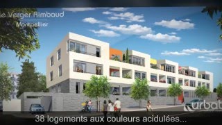 Le Verger Rimbaud  Programme Immobilier Neuf Montpellier 34  URBAT Montpellier [upl. by Wight]