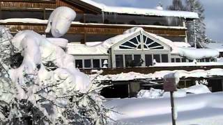 Schneefräsen am Sonnenbichl Hotel am Rotfischbach bei Oberstdorf [upl. by Joya]