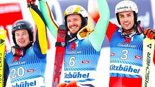 FIS Alpine Ski World Cup  Mens Slalom Run 2  Kitzbühel AUT  2024 [upl. by Anerda]