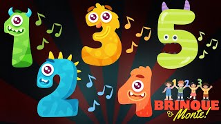 Números Animados Uma Canção Divertida para Aprender Brincando kidsmusic 123 brinqueemonte [upl. by Gertrude490]