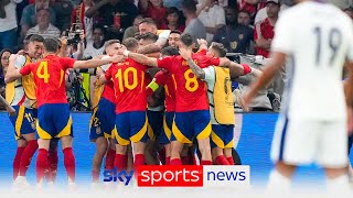 England beaten 21 by Spain in Euro 2024 final [upl. by Ambrosane]