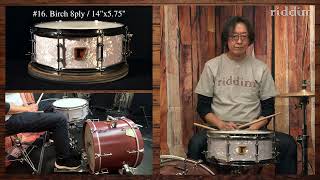 16 Birch 8ply  14quotx575quot Snare Drum [upl. by Ivers344]