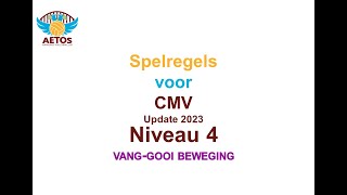 Spelregels CMV Niveau 4 2023 [upl. by Etnod312]