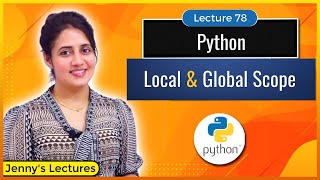 local and Global Scope in Python  Python Tutorials for Beginners lec78 [upl. by Schwing]