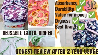 Best Reusable Cloth Diaper for babies upto 3 years  Honest Review after 2 Years of Usage [upl. by Ahsael]