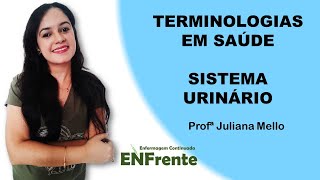 Terminologias Sistema Urinário  Profa Juliana Mello [upl. by Joni]