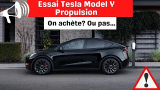 Essai Tesla Model Y propulsion Fautil lacheter en 2023 [upl. by Pawsner]