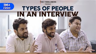 Types of People in An Interview  Watch Cubicles on TheViralFever  The Timeliners [upl. by Knick]