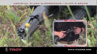 Product Overview Troy Industries Medieval Flash HiderBrake [upl. by Ahsilahk118]