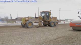 Perú Construcción  Autopista del Sol  Tramo Chiclayo  Trujillo  Avances [upl. by Atel]