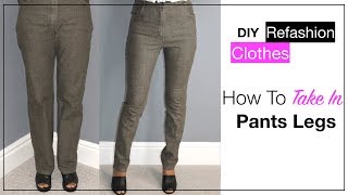 How to Attach a Zipper  Pants and Trousers Part 1 [upl. by Ycul]