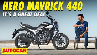 Hero Mavrick 440 review  Price design features performance  First Ride  Autocar India [upl. by Odysseus389]