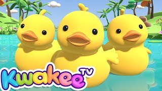 Tatlong Bibe NEW  3D Animated Nursery Rhymes  Kwakee TV [upl. by Ailet]