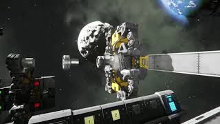 Space Engineers Wheel Gun Prototype [upl. by Llertnek]