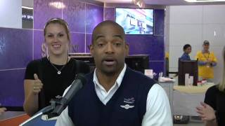 Southwest Airlines Rapping Flight Attendant in New York City [upl. by Ahsieyt]