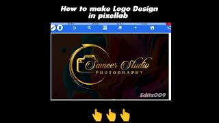 how to make photography logo in pixellab pixellab logodesign tutorial logodesignonandroid [upl. by Ticknor]