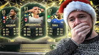 91 Winter Wildcard Ibrahimovic will BREAK FIFA 22 Winter Wildcard Team 2 is unreal [upl. by Ahsinoj]