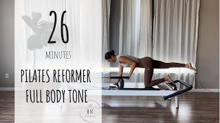 Pilates Reformer  Intermediate Pilates  Full Body Workout [upl. by Staffan]