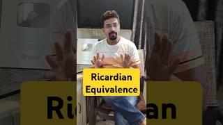 Ricardian Equivalence Theory in Economics shorts economy economics [upl. by Thor]