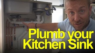 Plumbing Underneath Your Kitchen Sink  Plumbing Tips [upl. by Zima]