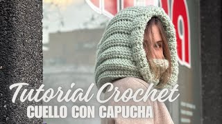 CUELLO CON CAPUCHA A CROCHET PARA EL FRIO POLAR ❄️ SÚPER FÁCIL Y RÁPIDO SUMATE Y TEJE UNO [upl. by Stanford664]