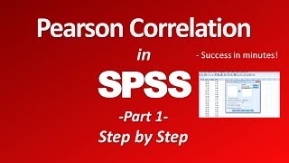 Pearson r Correlation in SPSS  How to Calculate and Interpret Part 1 [upl. by Hodess]